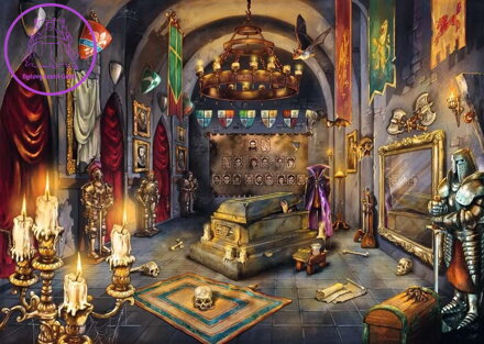 RAVENSBURGER Puzzle Upíří hrad 1000 dílků