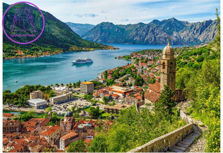 CASTORLAND Puzzle Kotor, Černá Hora 500 dílků
