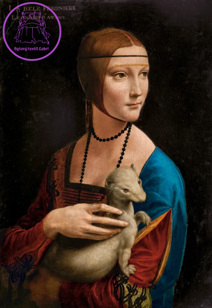 CASTORLAND Puzzle Art Collection: Dáma s hranostajem 1000 dílků