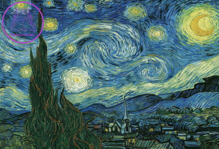EUROGRAPHICS Puzzle Hvězdná noc 5000 dílků