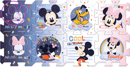 TREFL Pěnové puzzle Mickey a přátelé