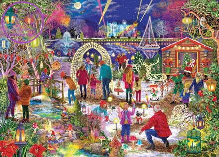 GIBSONS Puzzle Limitovaná vánoční edice: Kouzelné Vánoce 1000 dílků