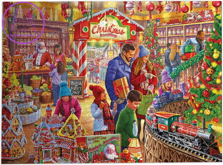 GIBSONS Puzzle Santova cukrárna 1000 dílků
