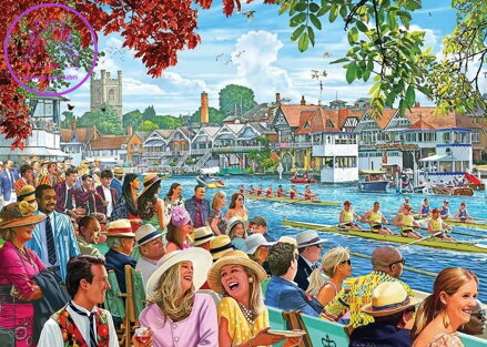 GIBSONS Puzzle Veslování na závodě 1000 dílků