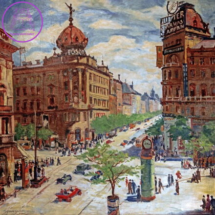 GRAFIKA Čtvercové puzzle Pohled na Budapešť 1000 dílků