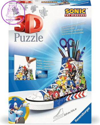 RAVENSBURGER 3D puzzle Kecka Ježek Sonic 112 dílků
