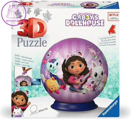 RAVENSBURGER 3D Puzzleball Gábinin kouzelný domek 72 dílků
