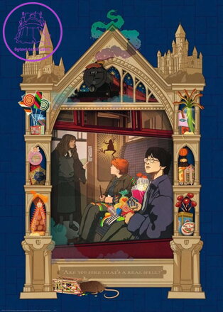 RAVENSBURGER Puzzle Harry Potter: Bradavice 1000 dílků
