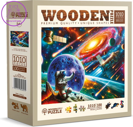 WOODEN CITY Dřevěné puzzle Objevování vesmíru 1010 dílků