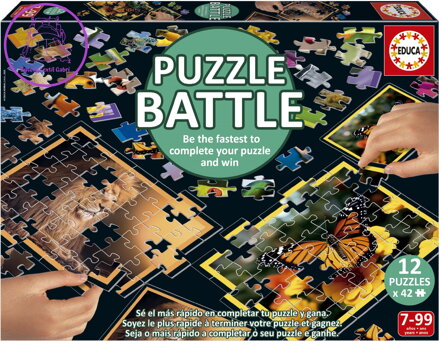 EDUCA Puzzle bitva Příroda 12x42 dílků