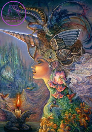GRAFIKA Puzzle Moje Lady Unicorn 1000 dílků
