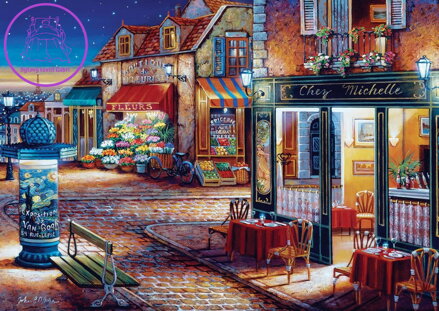 ART PUZZLE Puzzle Kavárna Chez Michelle 500 dílků