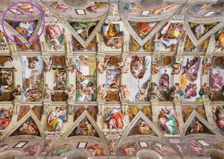 ART PUZZLE Puzzle Sixtinská kaple 1000 dílků