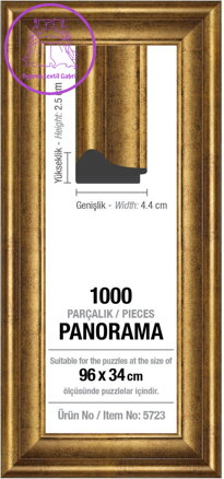 ART PUZZLE Rám na puzzle 96x34cm Gold (5723)