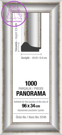 ART PUZZLE Rám na puzzle 96x34cm White (5745)