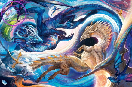 RAVENSBURGER Puzzle Draci: Den a noc 5000 dílků