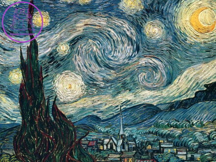 RAVENSBURGER Puzzle Art Collection: Hvězdná noc 1500 dílků