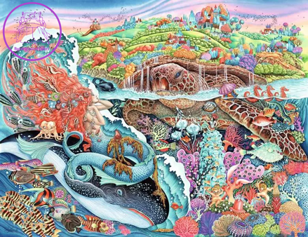 RAVENSBURGER Puzzle Příběhy z hlubin 2000 dílků