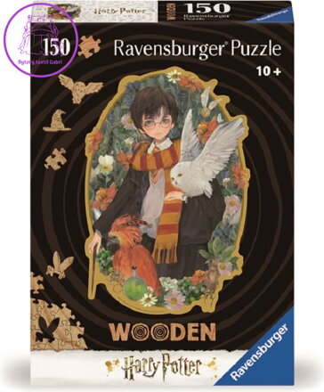 RAVENSBURGER Dřevěné obrysové puzzle Harry Potter 150 dílků