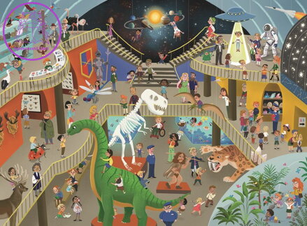 RAVENSBURGER Puzzle Muzeum přírodních věd XXL 200 dílků