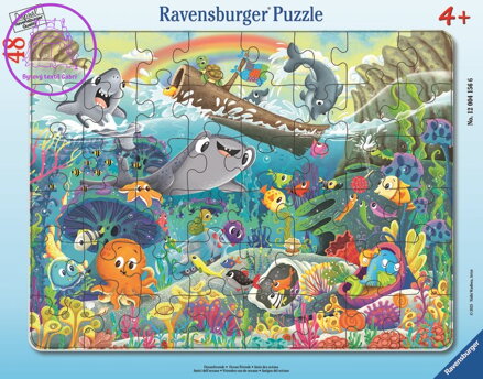 RAVENSBURGER Puzzle Přátelé z oceánu 48 dílků