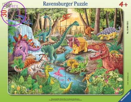 RAVENSBURGER Puzzle Dinosauři 30 dílků
