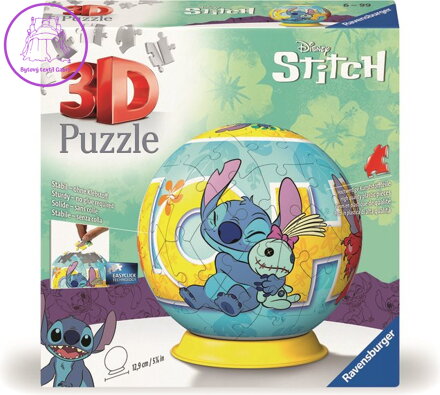 RAVENSBURGER 3D Puzzleball Disney: Stitch 72 dílků