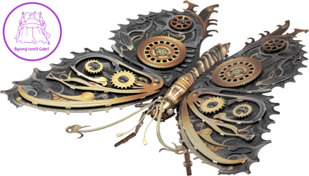 METAL EARTH 3D puzzle Steampunkový motýl