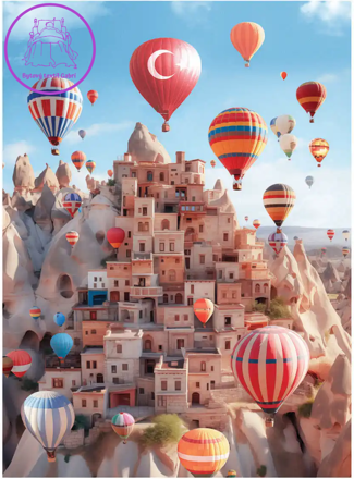 ANATOLIAN Puzzle Kapadokie 1000 dílků