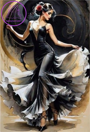 NORIMPEX Diamantové malování Ve víru flamenca 30x40cm
