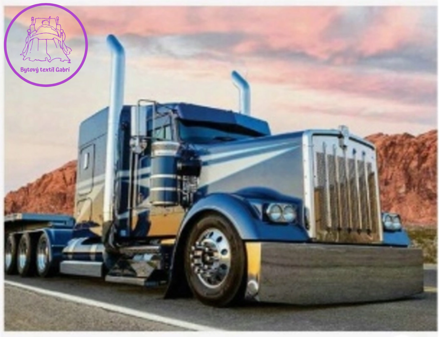 NORIMPEX Diamantové malování Modrý truck 30x40cm