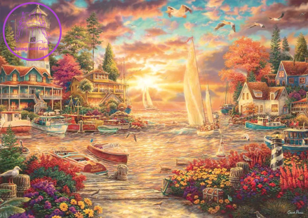 SCHMIDT Puzzle Ráno u jezera 1000 dílků
