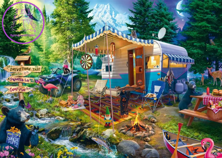 SCHMIDT Puzzle S karavanem v horách 1000 dílků