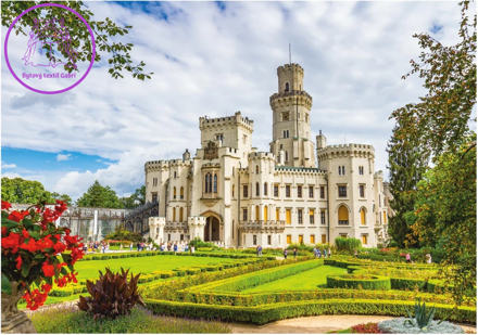 DINO Puzzle Malebná Hluboká 500 dílků