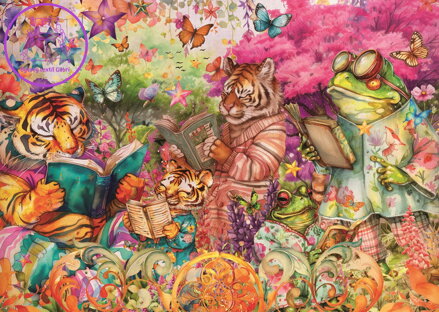 RAVENSBURGER Puzzle Knižní klub 1000 dílků
