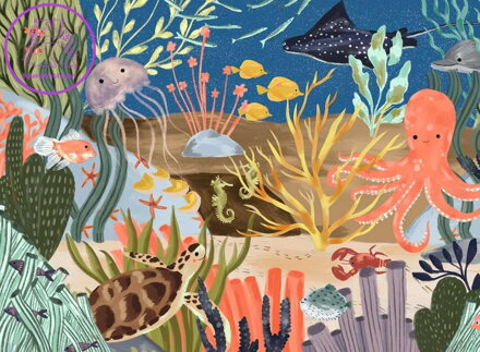 RAVENSBURGER Puzzle Ocean Whimsy 500 dílků