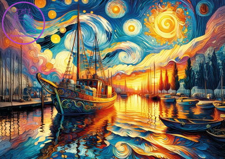 ART PUZZLE Puzzle Brázdit moře 260 dílků