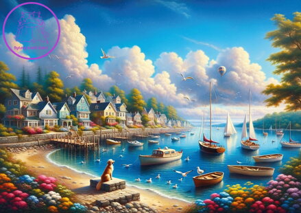 ART PUZZLE Puzzle Přístav plný plachetnic 260 dílků