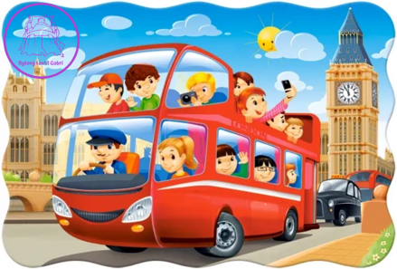 CASTORLAND Puzzle Londýnský autobus MAXI 20 dílků