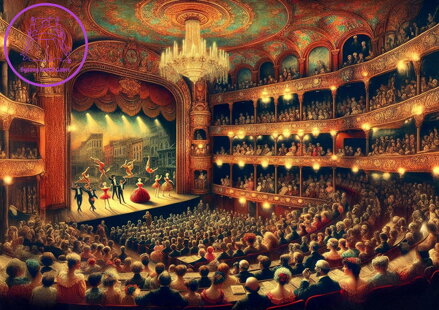 ART PUZZLE Puzzle Divadelní scéna 1000 dílků