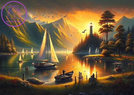 ART PUZZLE Puzzle Zlaté břehy 1000 dílků