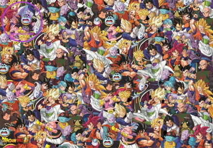 CLEMENTONI Puzzle Impossible: Dragon Ball 1000 dílků