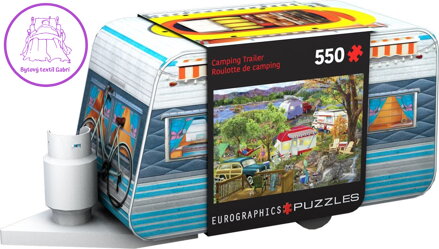 EUROGRAPHICS Puzzle v plechové krabičce Karavan 550 dílků