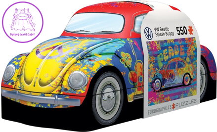 EUROGRAPHICS Puzzle v plechové krabičce Volkswagen Brouk 550 dílků
