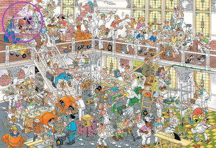 JUMBO Puzzle JvH Renovace 3000 dílků