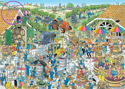 JUMBO Puzzle JvH Vítězné víno 1000 dílků