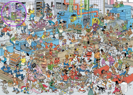 JUMBO Puzzle JvH Pekařství 1000 dílků