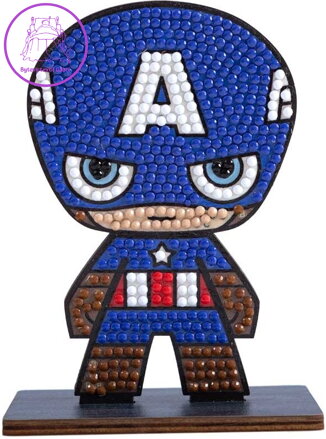 CRYSTAL ART Diamantové malování Avengers: Kapitán Amerika