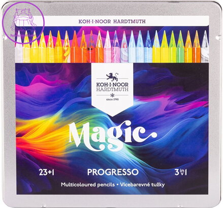 KOH-I-NOOR Umělecké pastelky Progresso Magic 8774 - 24 ks