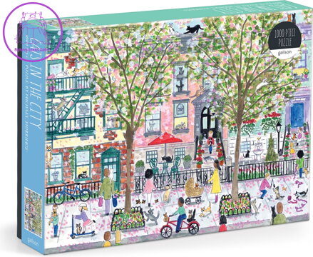 GALISON Puzzle Kočky ve městě 1000 dílků